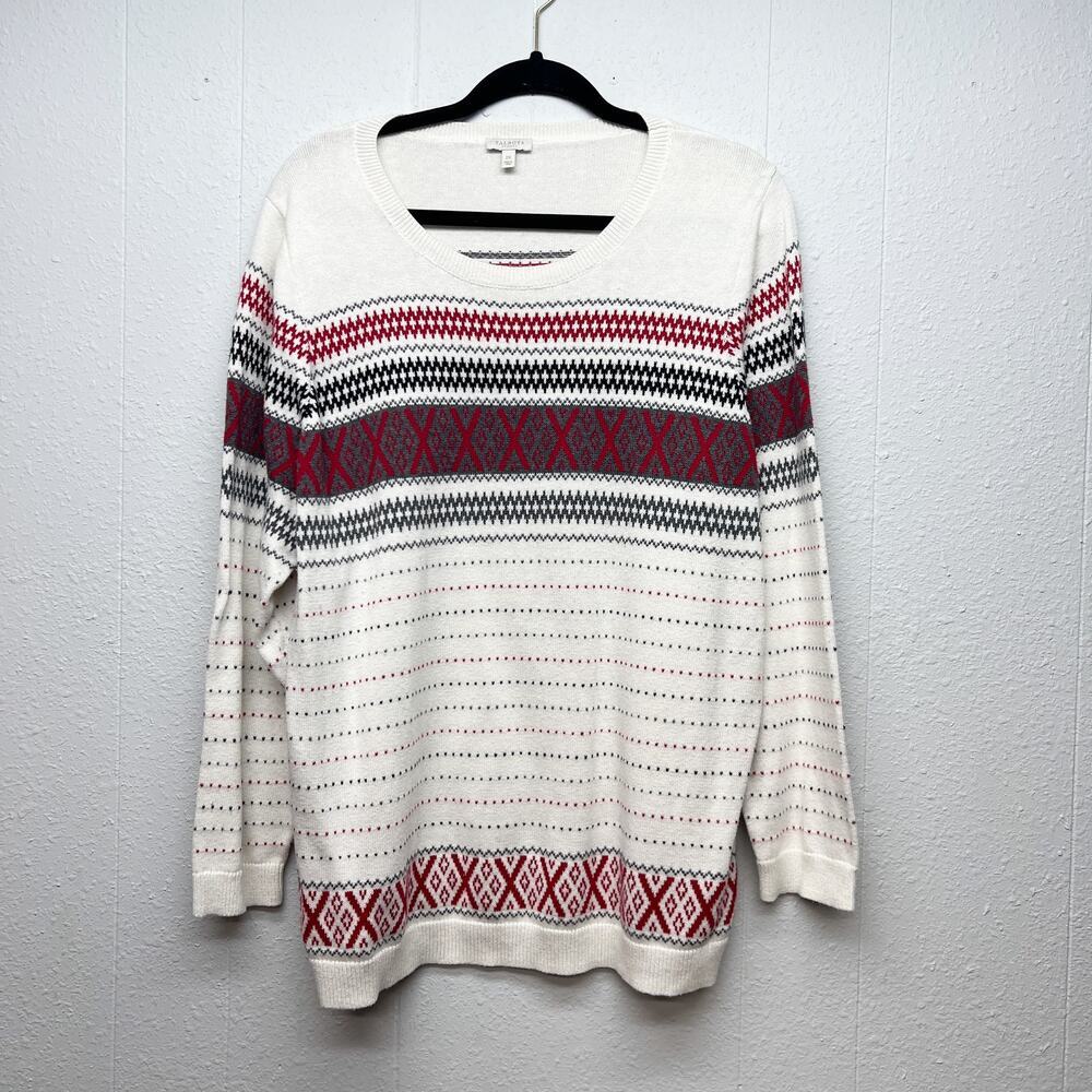 Talbots Knit Pullover Sweater Womens 2X Casual Everyday Wear Errands Workwear